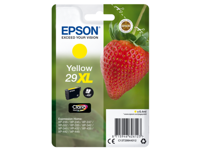 Epson blæk 29XL gul, 450 sider