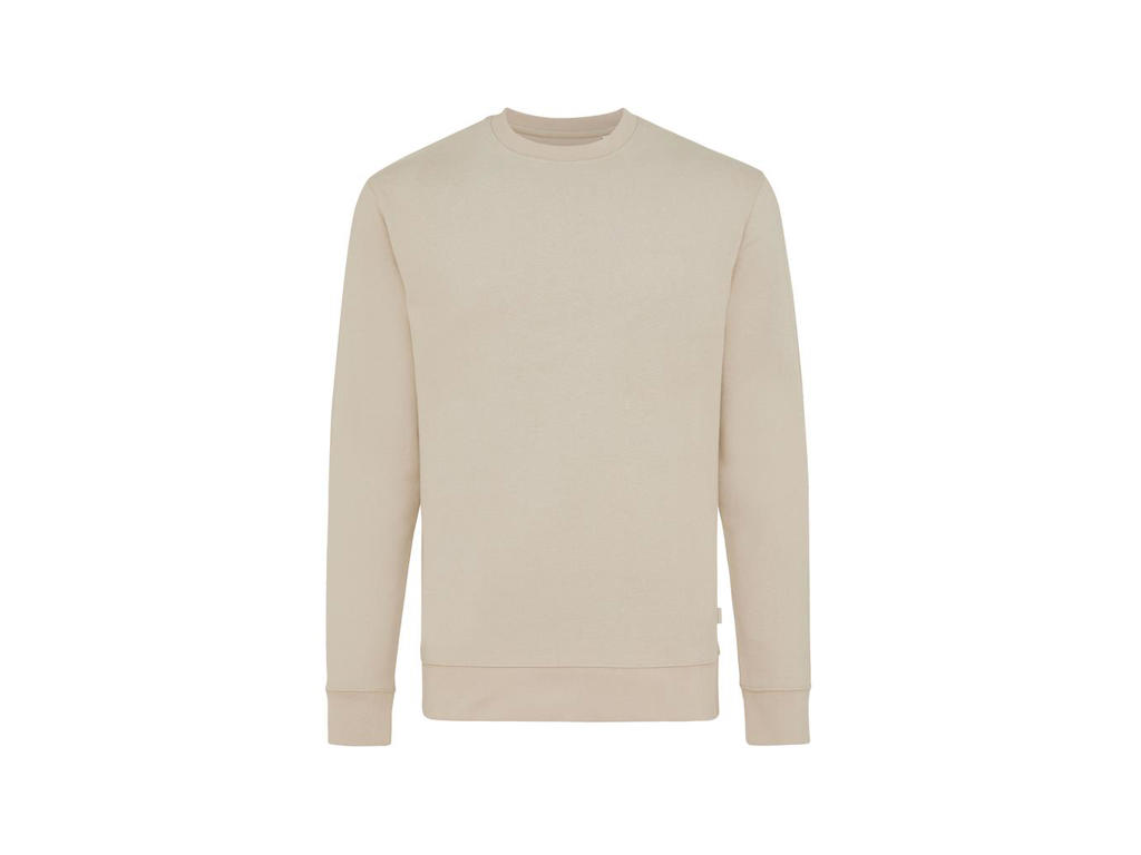 Iqoniq Zion Crew neck sweatshirt i genanvendt bomuld, desert