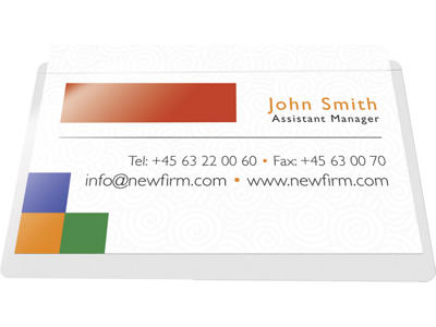 Navneskilt 40x75mm 3L 11162 selvklæbende 24 stk