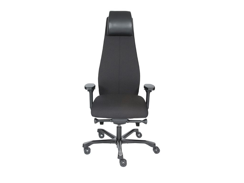 Kontorstol med armlæn | Ventus Office 8 | Sort 