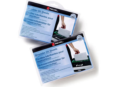 Olieark til makulator Rexel 12 stk