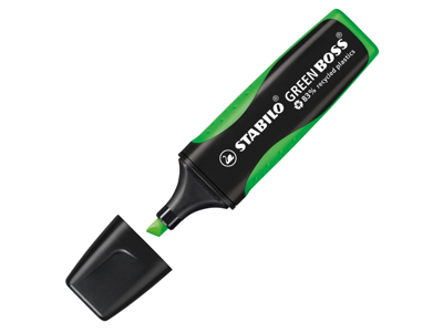 Overstregningstusch | Stabilo | Boss | grøn 83% recycled plastics