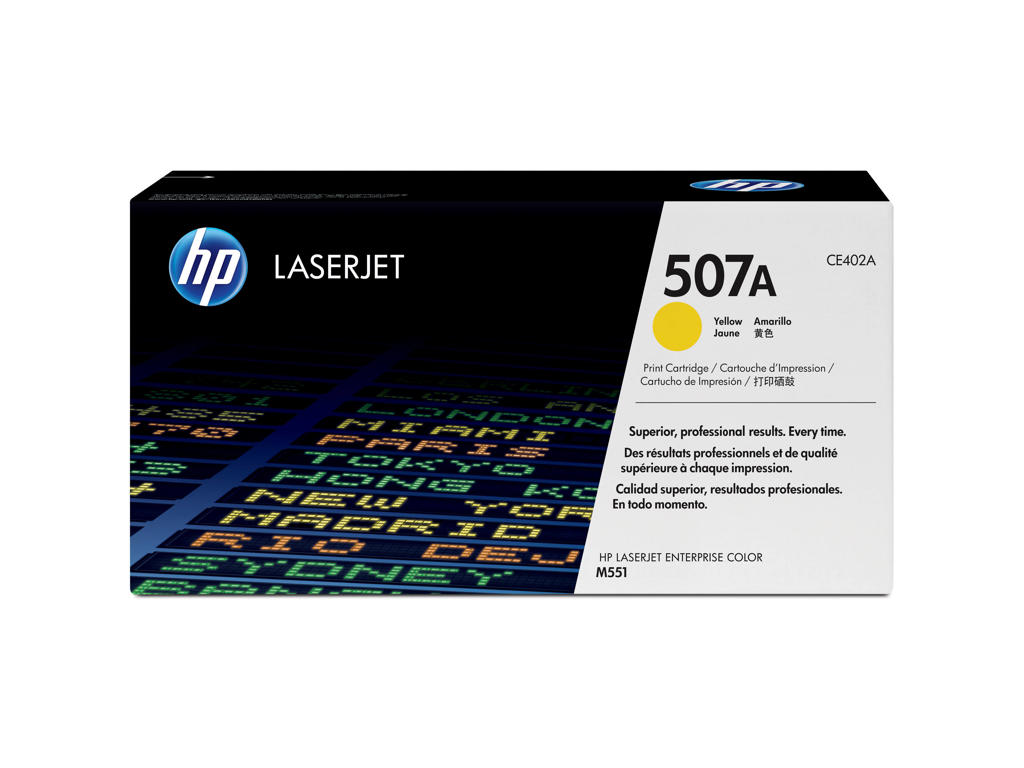 HP 507A toner CE402A gul, 6000 sider