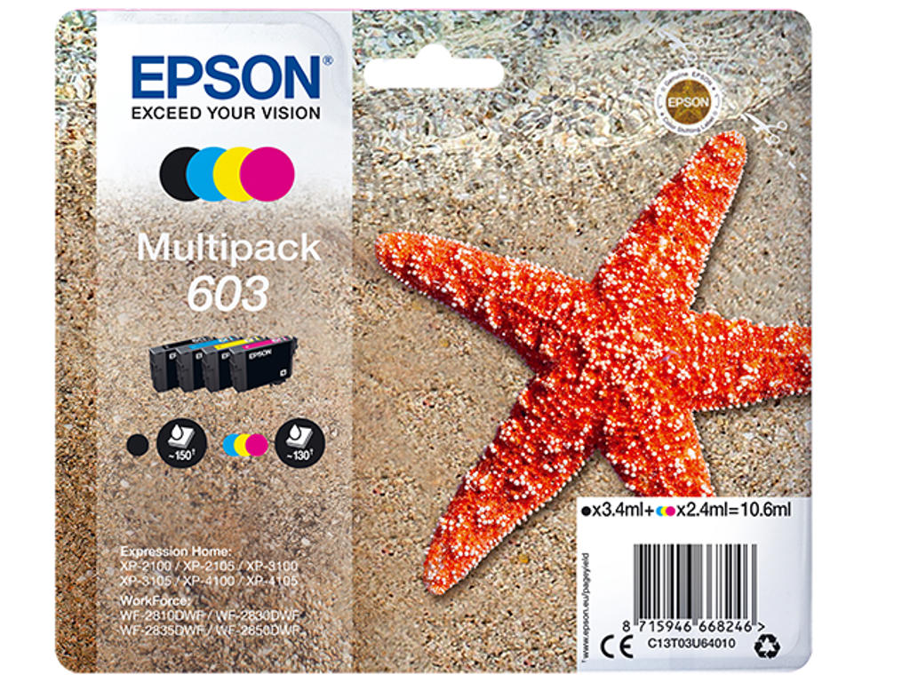 Epson 603 blæk CMYK