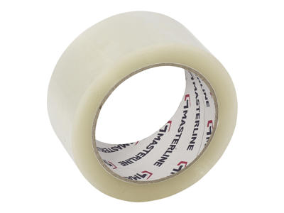 Pakketape PP solvent 48 mm x 66 meter klar