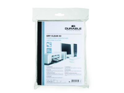 Renseservietter til alle overflader tør fnugfri 50 stk