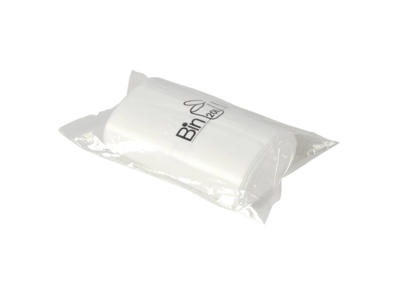 Spandeposer 38,5x77,5 20L LLDPE hvid m/stjernebund 20 stk