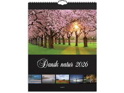 Vægkalender Dansk natur 2026