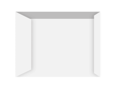 Kuverter B4P u/rude 250 stk.