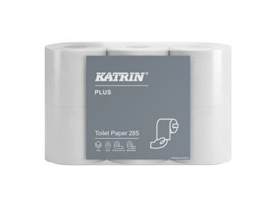 Toiletpapir Katrin Plus 285 38411 3-lags 35,6m 42 rl