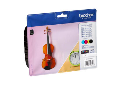 Brother blæk LC127XL/LC125XL CMYK, 4800 sider