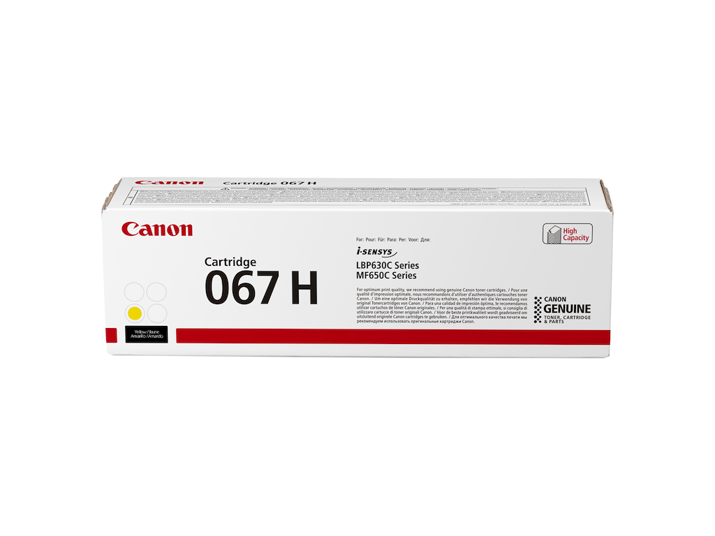 Canon toner 067H gul, 2.350 sider