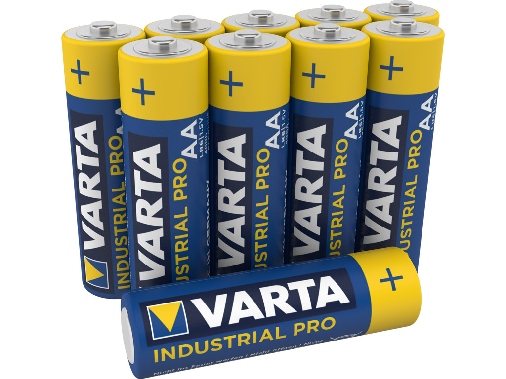 Batteri Varta industrial pro AA LR6 10 stk