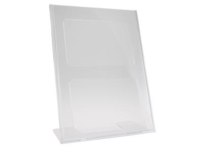 Skilteholder A4 L-fod til bord