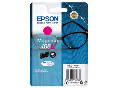 Epson blæk 408L magenta, 1700 sider