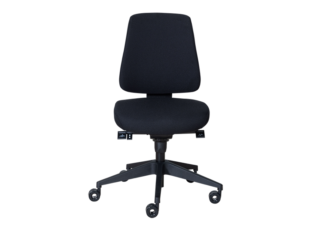 Kontorstol uden armlæn | Ventus Office 3 | Sort