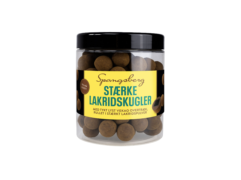 Choko Lakridskugler Stærke Spangsberg 450 Gram