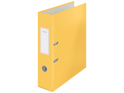 Brevordner Leitz Cosy Soft Touch A4 80mm gul