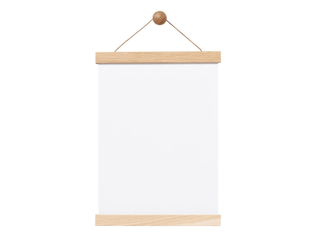 Plakatophæng 22 cm m/magnet egetræ