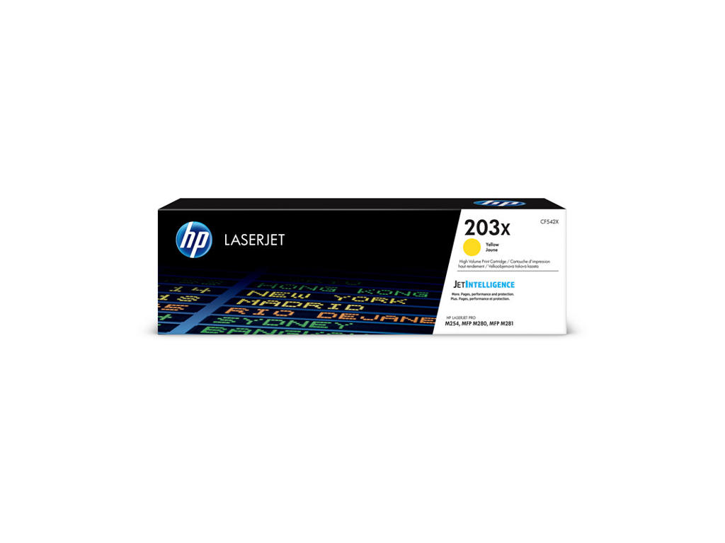 HP 203X toner CF542X gul, 2500 sider