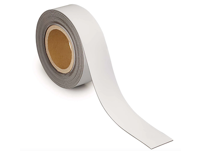 Magnetbånd 20 mm x 10 m hvid