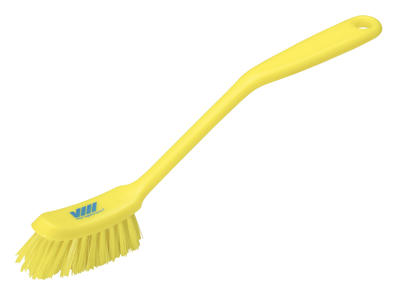 Opvaskebørste Vikan medium børster gul