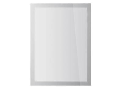 Skilt Duraframe Sun A4 sølv magnetisk 2 stk