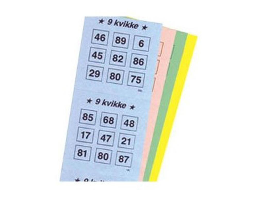 9 KVIKKE - 1200 LODDER GRØN