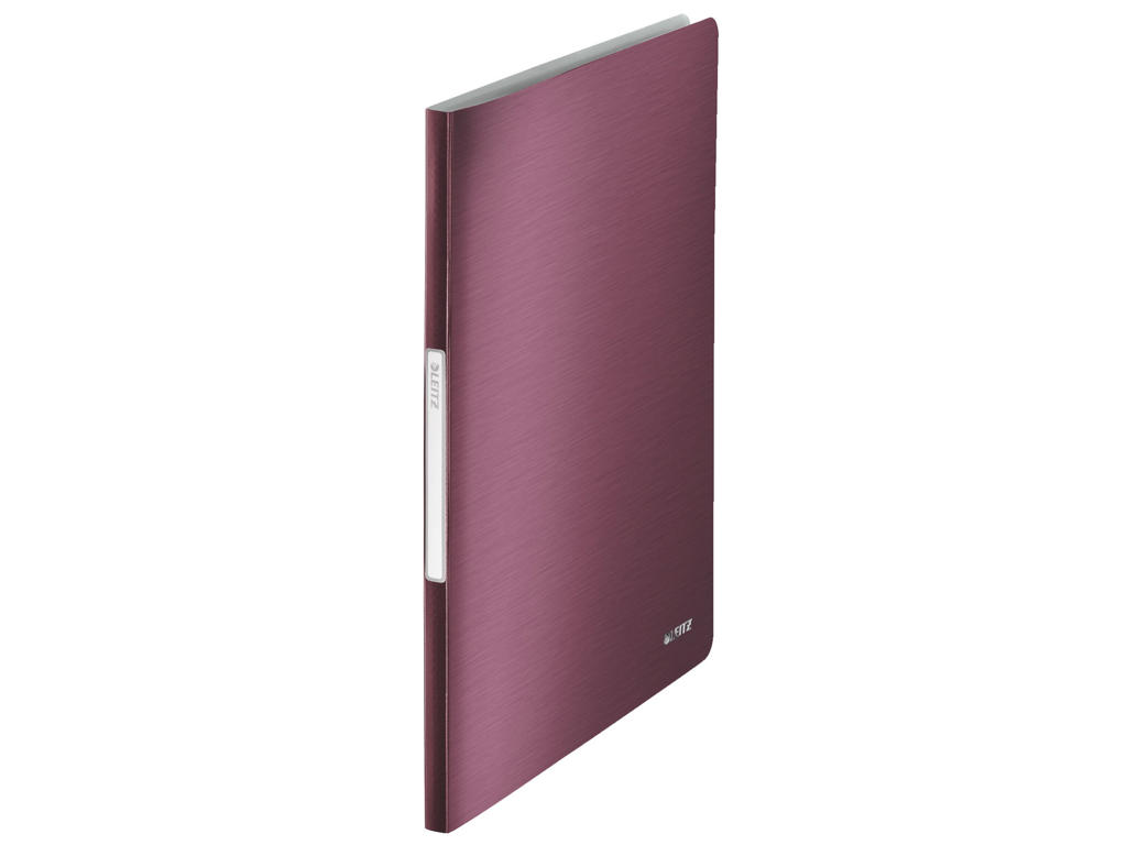 Leitz Style - Displaybog - 20 rum - for A4 (210 x 297 mm) - kapacitet: 40 ark - Ruby Red