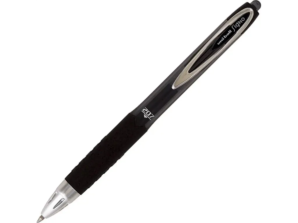 Uniball Signo 207 needle sort 0,7 12 stk.