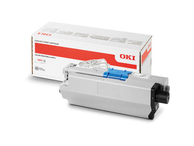 OKI toner C301/C321 Sort, 2200 sider