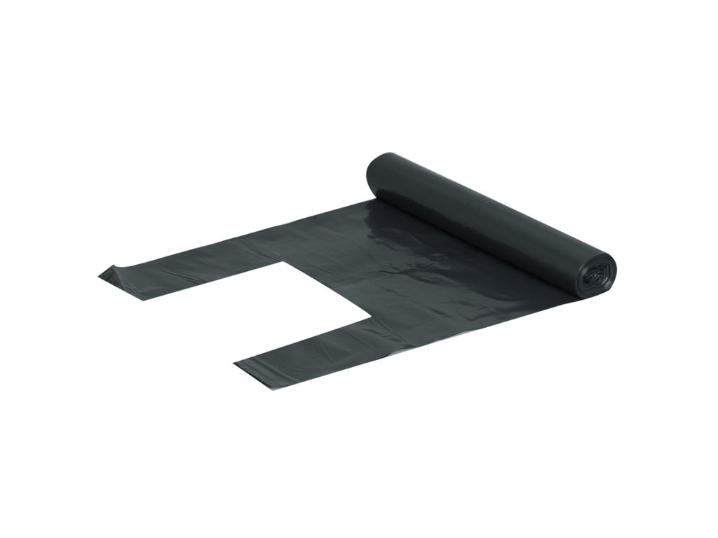 Knudesæk | Sort | 125 L | 75 x 139 cm | 8 stk.