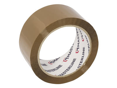 Pakketape PP acryl 48 mm x 66 meter brun