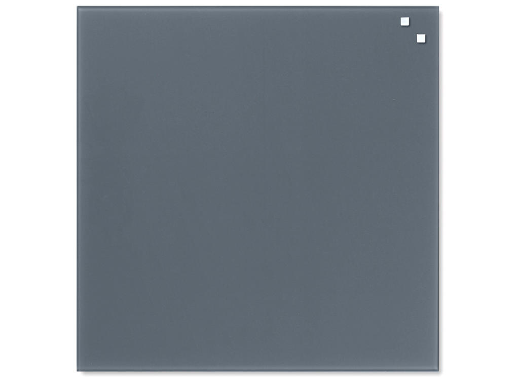 Magnetisk glastavle Naga | 45 x 45 cm | Grå