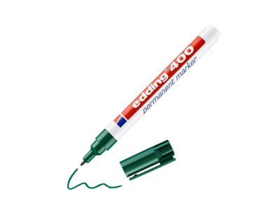 Marker Edding 400 grøn