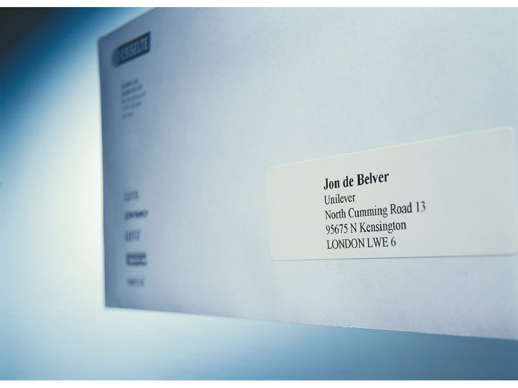 Dymo etiketter 28x89mm 2x130 stk. S0722370