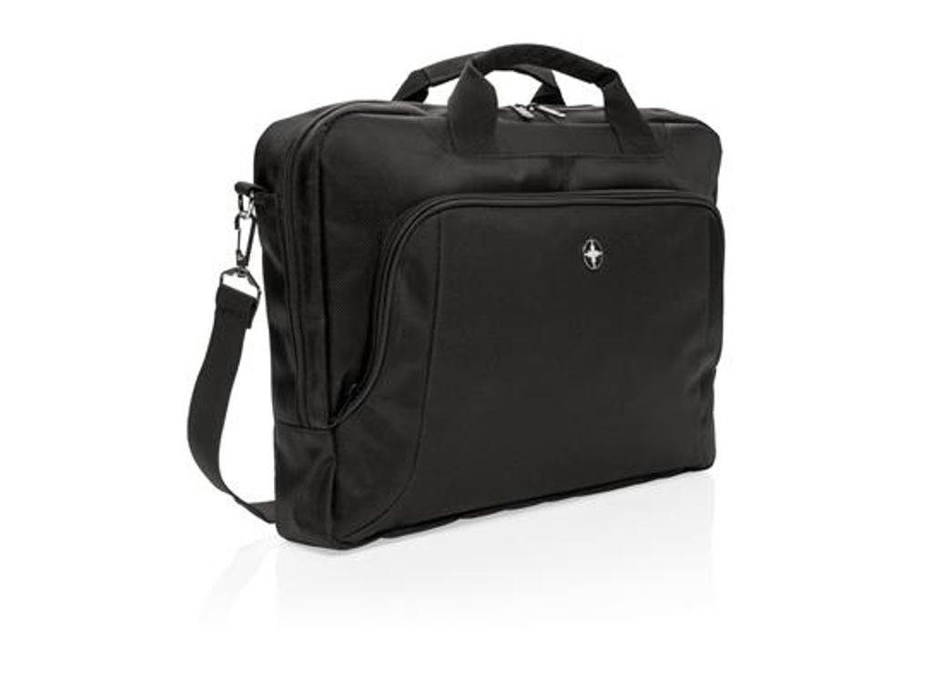 Swiss Peak luksus 15” laptop taske, sort