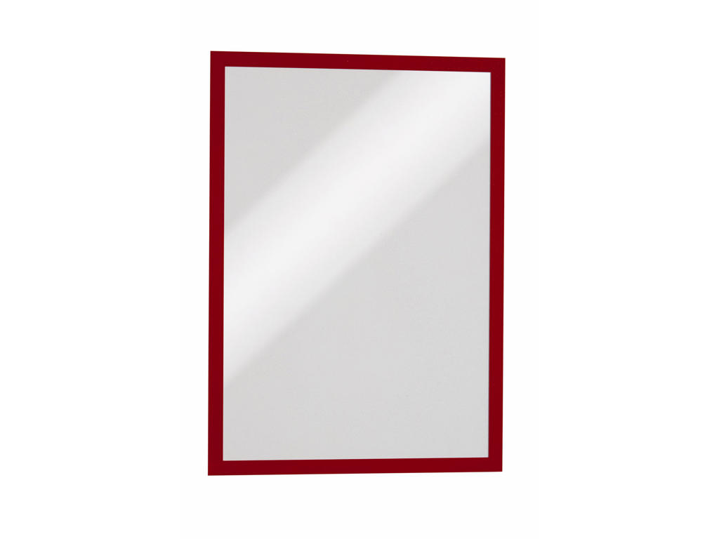 Skilt Duraframe® A3 rød magnetisk 5 stk