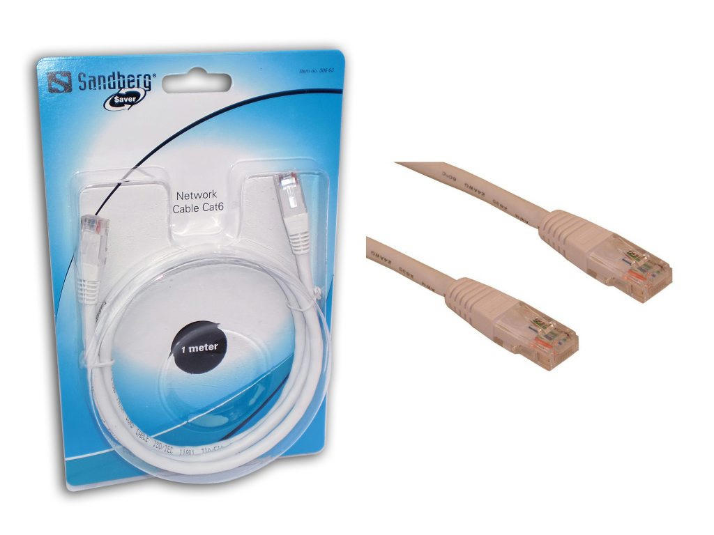 Netværkskabel UTP CAT6 1 meter