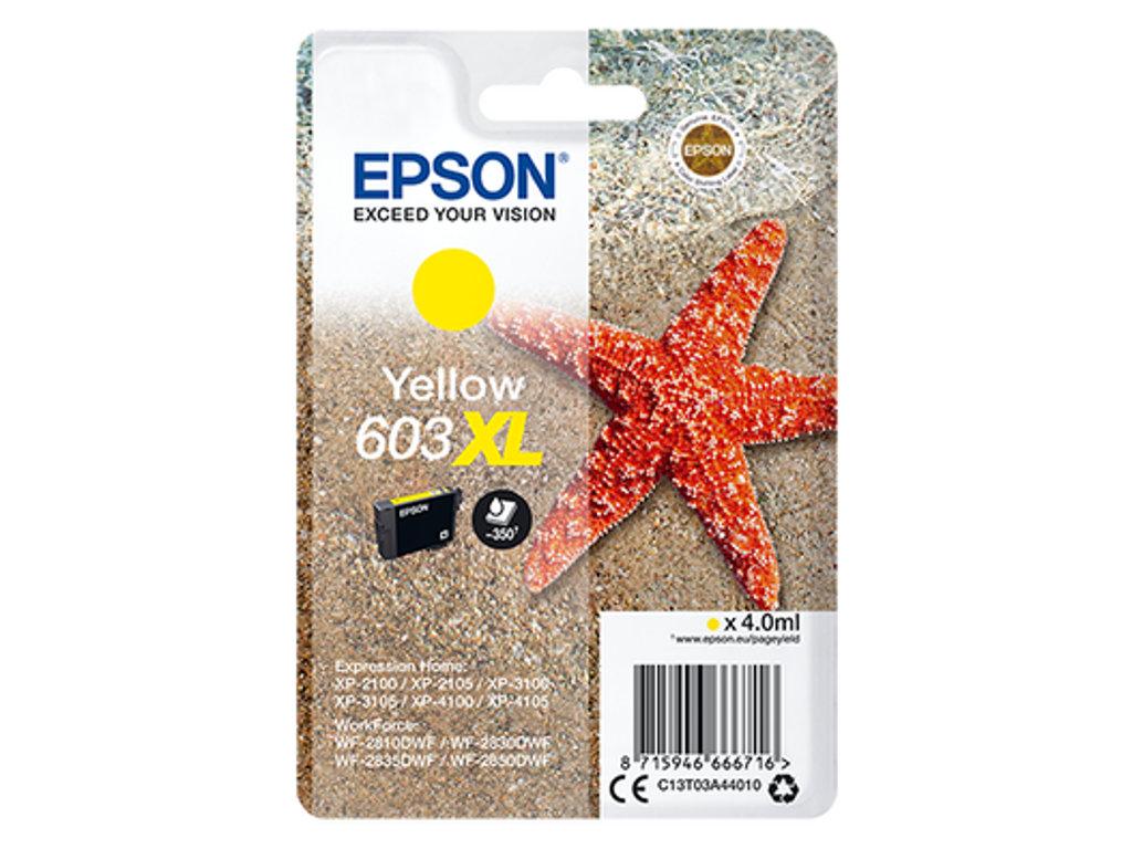 Epson 603XL blæk gul