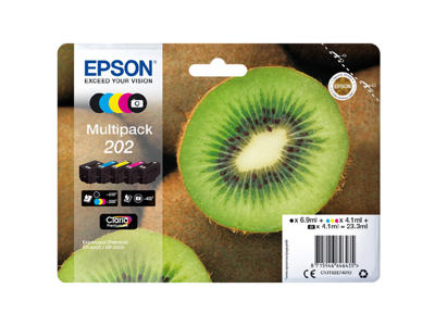 Epson blæk T202 sampak 5 farver