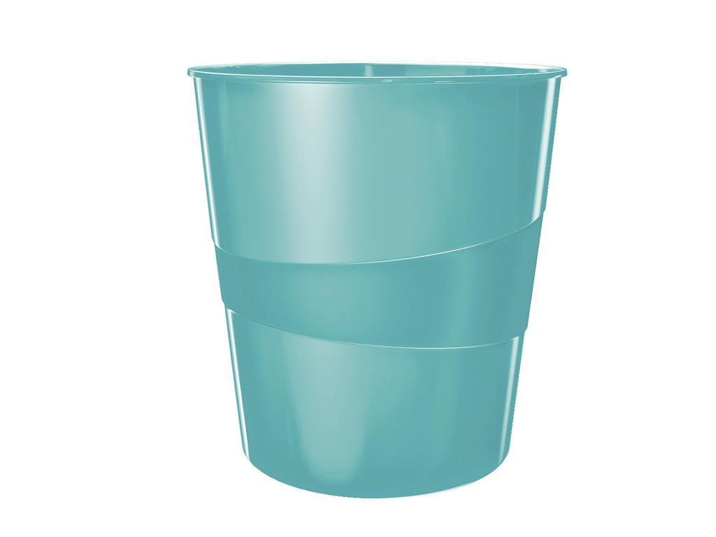 PAPIRKURV LEITZ WOW 15L ISBLÅ