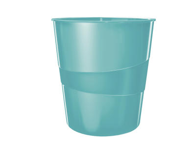 PAPIRKURV LEITZ WOW 15L ISBLÅ