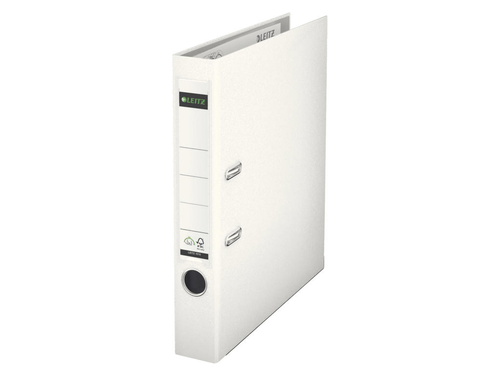 Brevordner Leitz 180* PP A4 50 mm hvid
