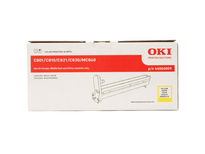 OKI Tromle C810/C830/MC860 Gul, 20000 sider