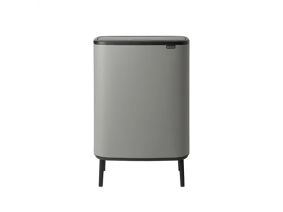 Brabantia affaldsspand med låg | Bo Touch | 2 x 30 liter | Grå