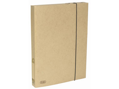 Dokumentboks A4 Elba Touareg 35mm m/sort elastik