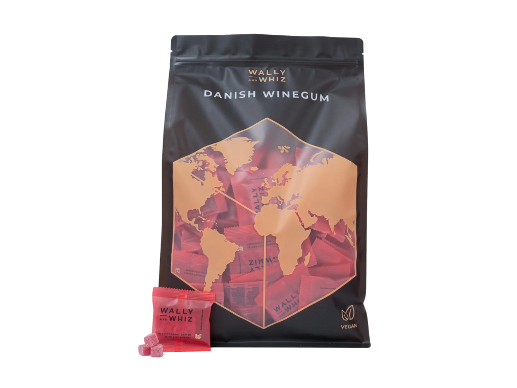 Wally and Whiz vingummi | Solbær/Jordbær | Flowpack | 125 stk.