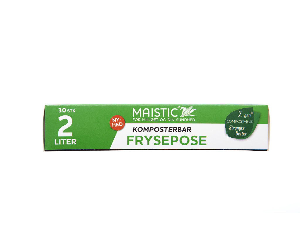 Maistic frysepose 2 liter 30 stk. komposterbar