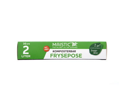 Maistic frysepose 2 liter 30 stk. komposterbar